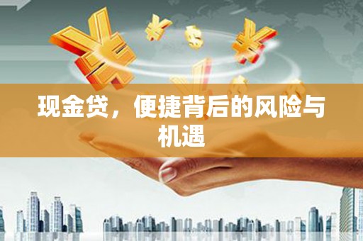 明港现金贷，便捷背后的风险与机遇