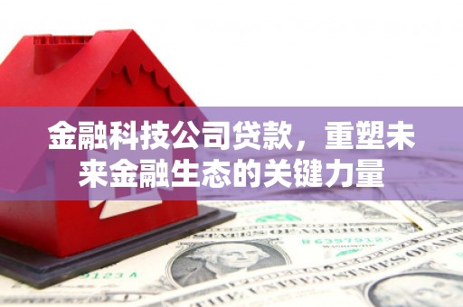 明港金融科技公司贷款，重塑未来金融生态的关键力量