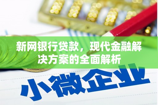 明港新网银行贷款，现代金融解决方案的全面解析