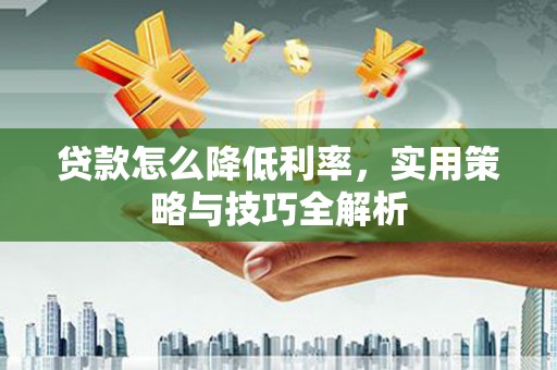 明港贷款怎么降低利率，实用策略与技巧全解析