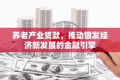明港养老产业贷款，推动银发经济新发展的金融引擎