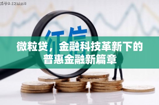 明港微粒贷，金融科技革新下的普惠金融新篇章